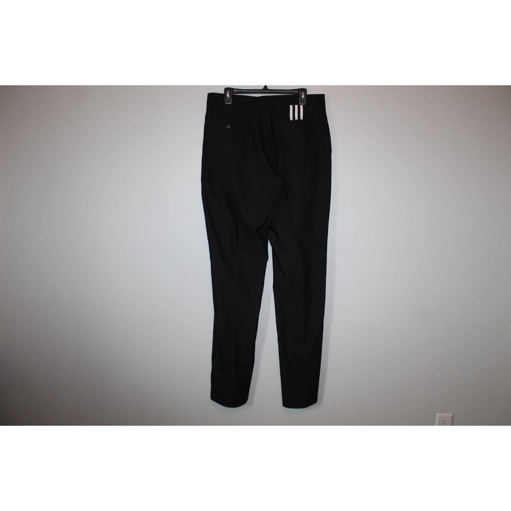 Adidas Climalite Flat Front Straight Golf Pants Black Men's Size 34 Tall H14602 - Picture 2 of 10